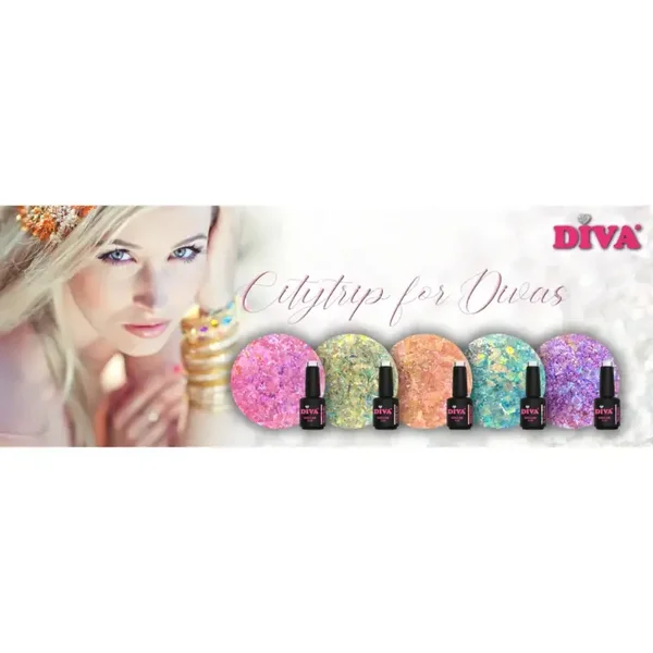 DIVA Gellak Citytrip for Divas Collection 5x 6 ml
