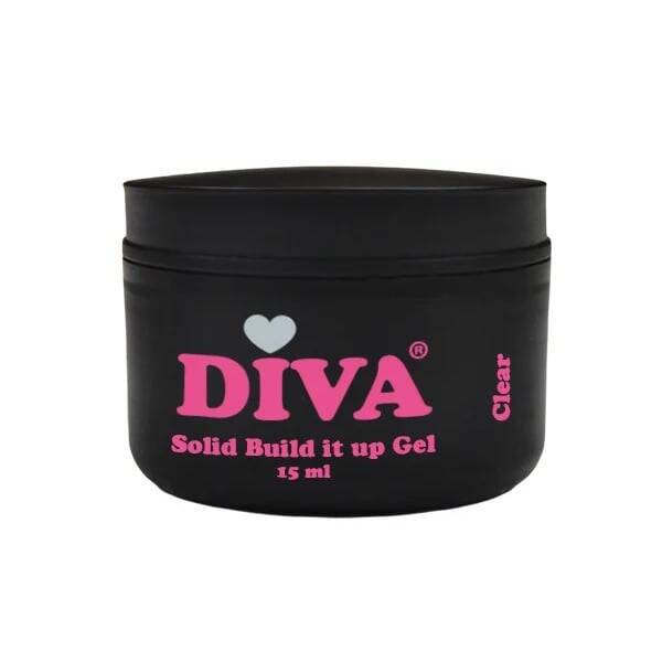 Diva Solid Build It Up Gel Clear 15ml