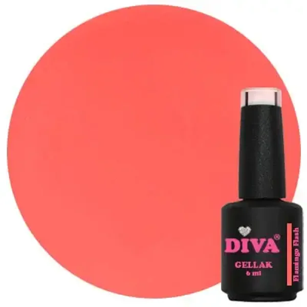 Diva Gellak Color Clash - Flamingo Flash 6ml