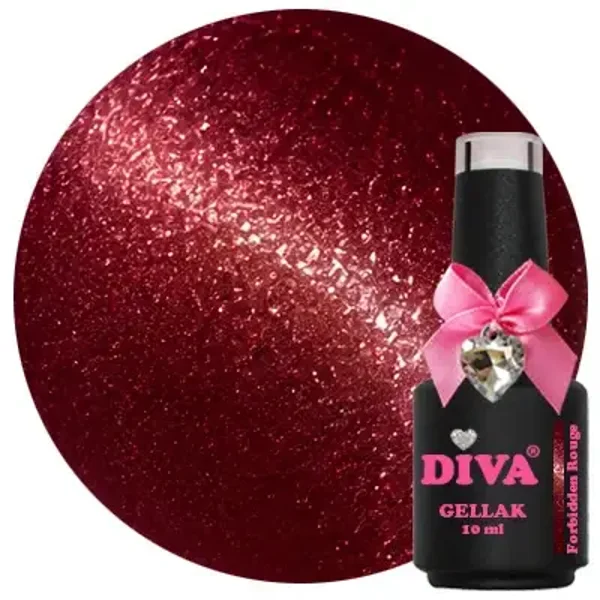 DIVA Gellak Cat Eye Rouge Obsession - Forbidden Rouge 10 ml