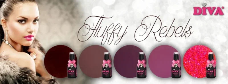 DIVA Gellak Fluffy Rebels Collection 5x10ml