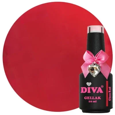 Diva Gellak Glass Red 10ml