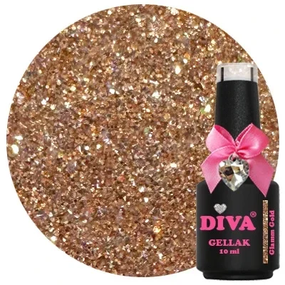 DIVA Gellak Bold Glamm Gold 10ml