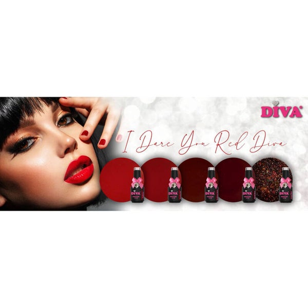 Diva Gellak I Dare You Red Diva Collection 5x10ml