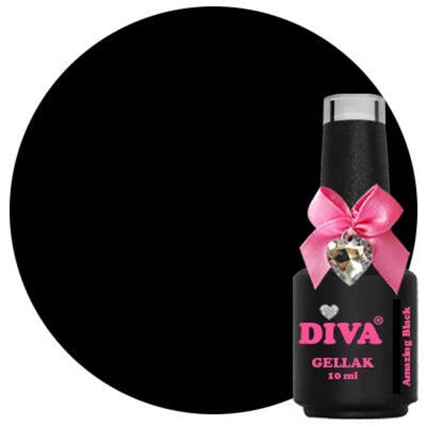 Diva Gellak Amazing Black 10ml
