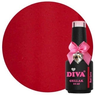 Diva Gellak Love At First Sight - Red Love - 10ml