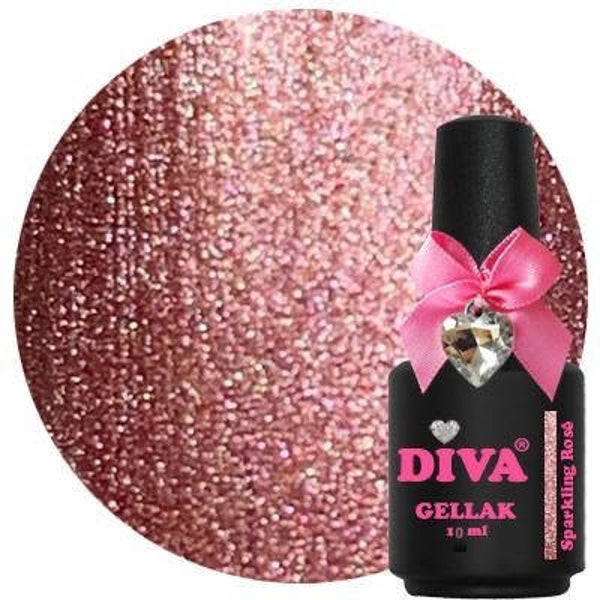 Diva Gellak Miss Sparkle Sparkling Rose 10ml