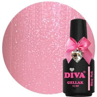 Diva Gellak Miss Sparkle Shiny Pink 10ml