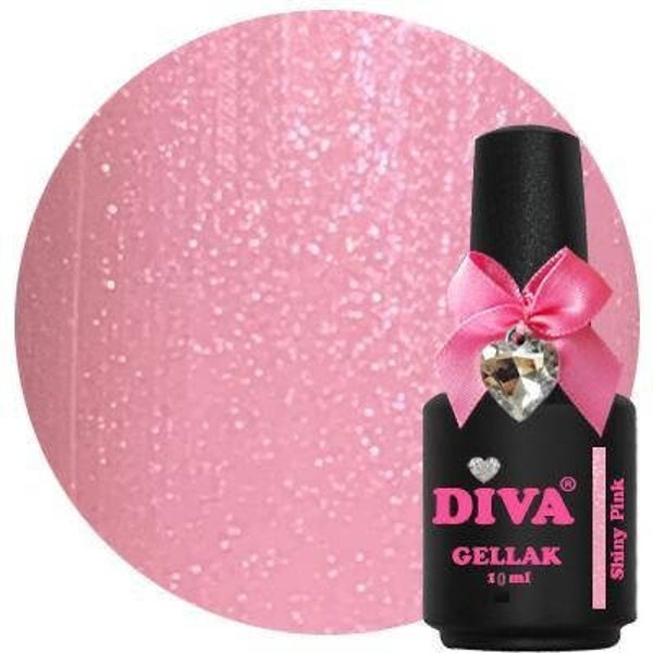 Diva Gellak Miss Sparkle Shiny Pink 10ml