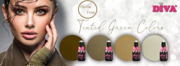 Diva Gellak Tinted Green Colors Collection-10ml