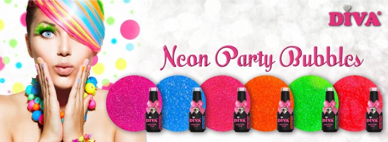 Diva Gellak Neon Party Bubbles Collection 10ml