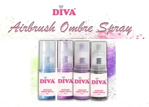 DIVA Airbrush Ombre Spray Set - 4 x 5gr