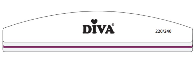 Diva Sponge Buffer Half Moon 220/240