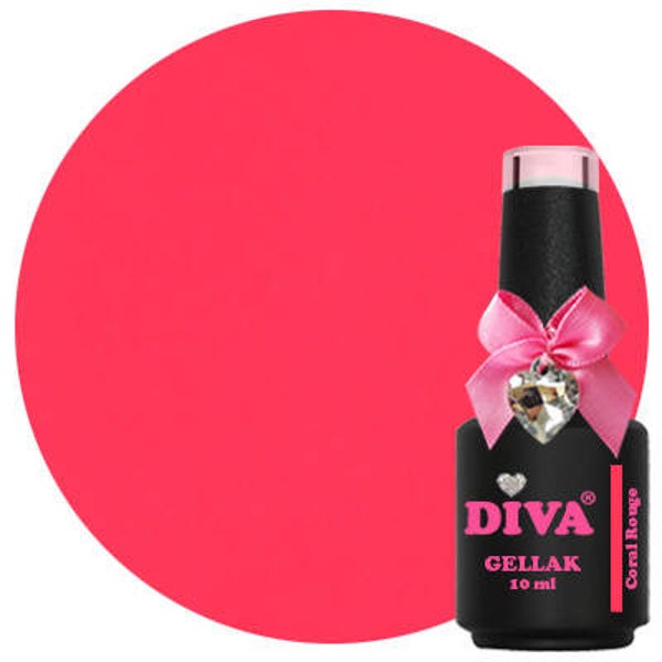 DIVA Gellak The Coral - Coral Rouge - 10ml