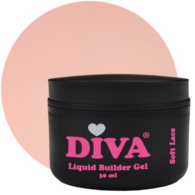 Diva Liquid Builder Gel - Soft Lace 30ml