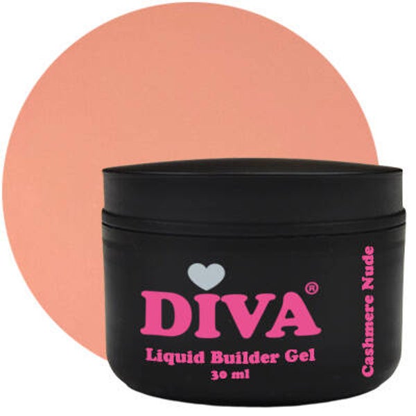 Diva Liquid Builder Gel - Cashmere Nude 30ml