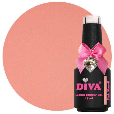 Diva Liquid Builder Gel - Pink Flanell 15ml