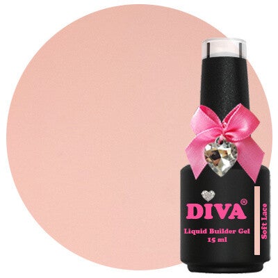 Diva Liquid Builder Gel - Soft Lace 15ml