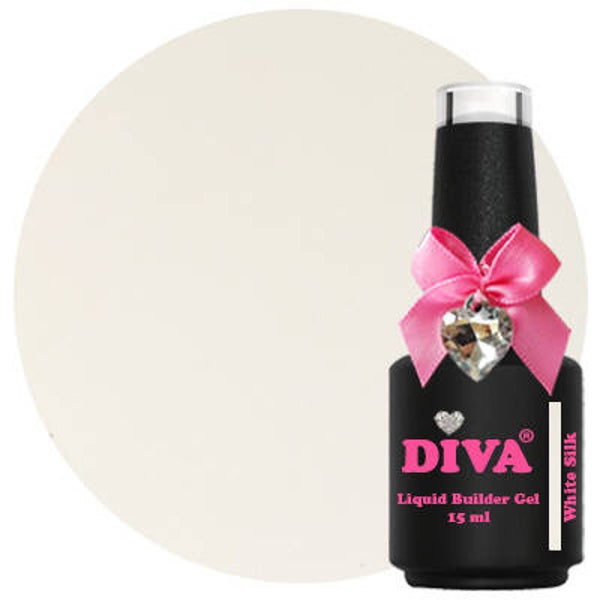 Diva Liquid Builder Gel - White Silk 15ml