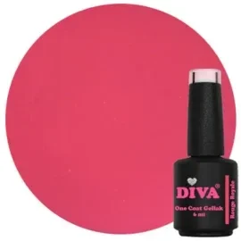 Diva One Coat Gellak - Diva’s Love Potion - Rouge Royale 6ml