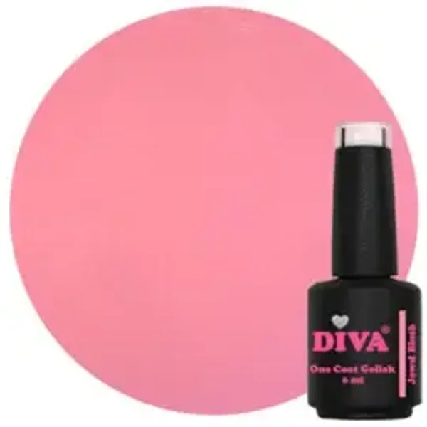 Diva One Coat Gellak - Diva’s Love Potion - Jewel Blush 6ml