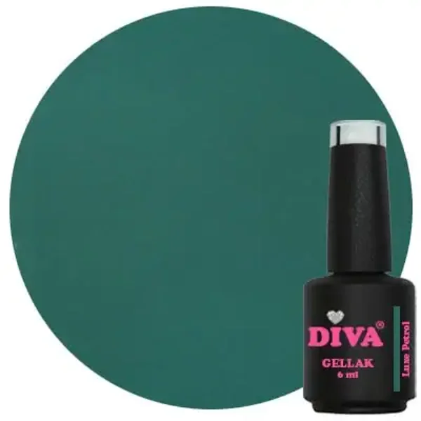 DIVA Gellak Crystal Water Diva's - Luxe Petrol 6 ml