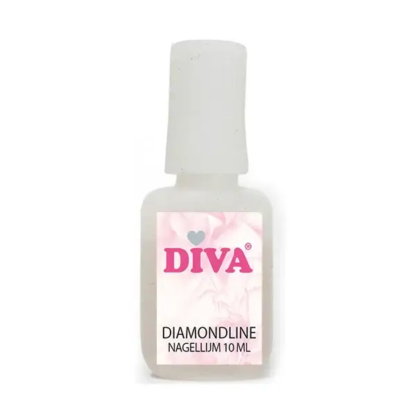 DIVA Diamondline Nagellijm met kwastje - 8 ml