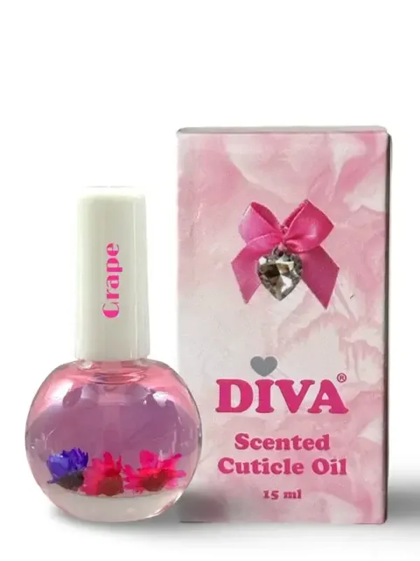 Diva Scented Cuticle Oil Grape 15ml