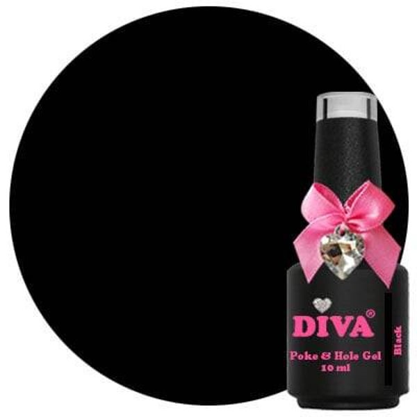 DIVA Poke & Hole Gel Black 10ml
