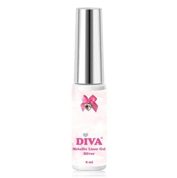 DIVA Metallic Liner Gel Silver 8ml