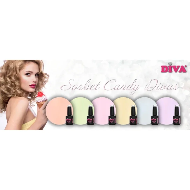 DIVA Gellak Sorbet Candy Divas Collection 6x 6ml