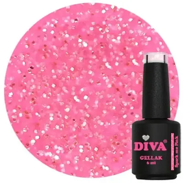 Diva Gellak Brilliant Stuff  - Spark Me Pink 6ml