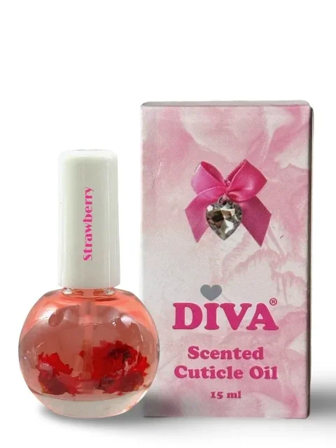 Diva Scented Cuticle Oil Strawberry 15ml