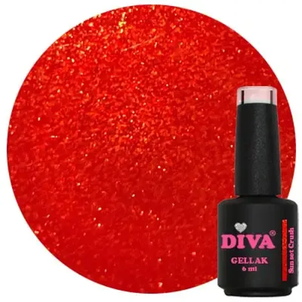 Diva Gellak Color Crush - Sunset Crush  6ml
