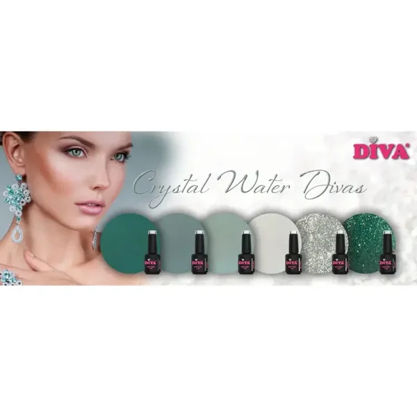 DIVA Gellak Crystal Water Diva's Collection 6x6ml