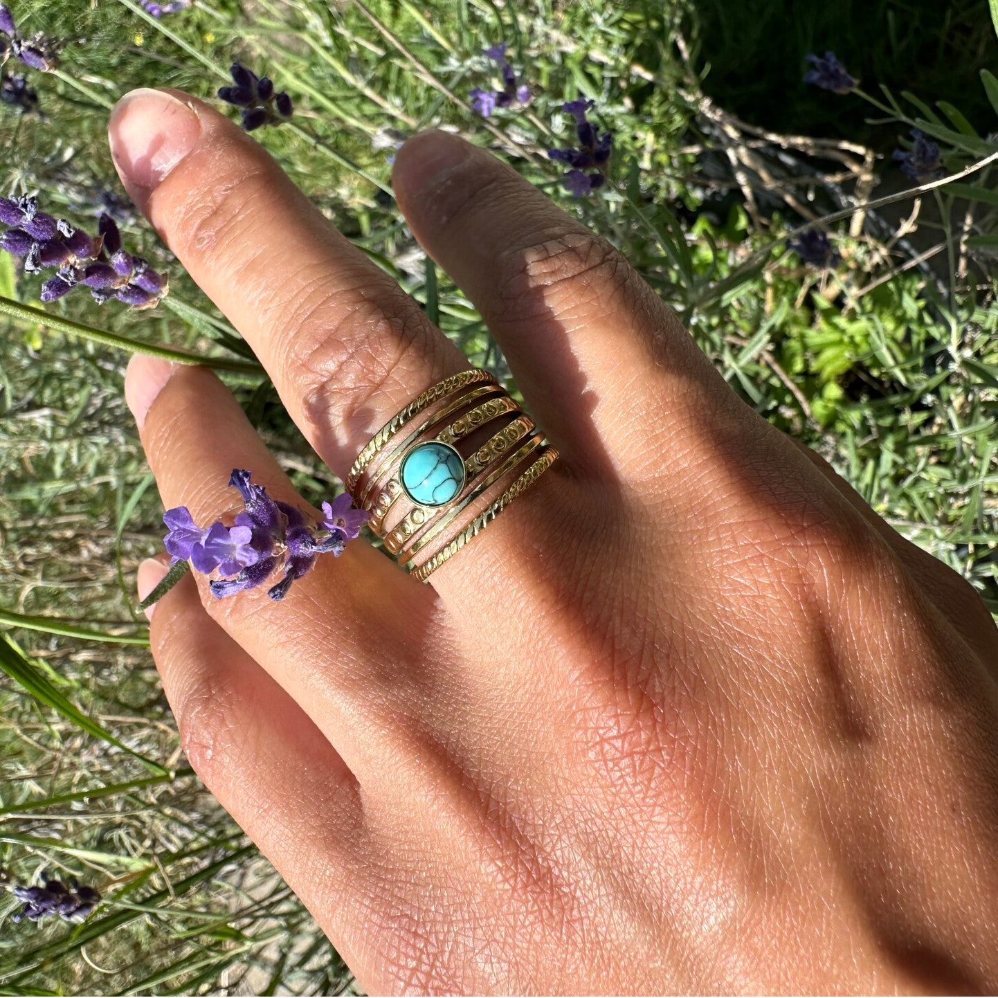 Bague en Turquénite Ronde