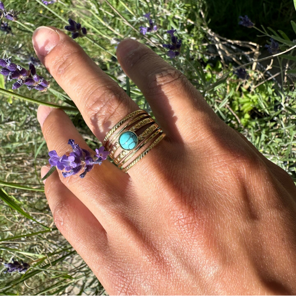 Bague en Turquénite Ronde