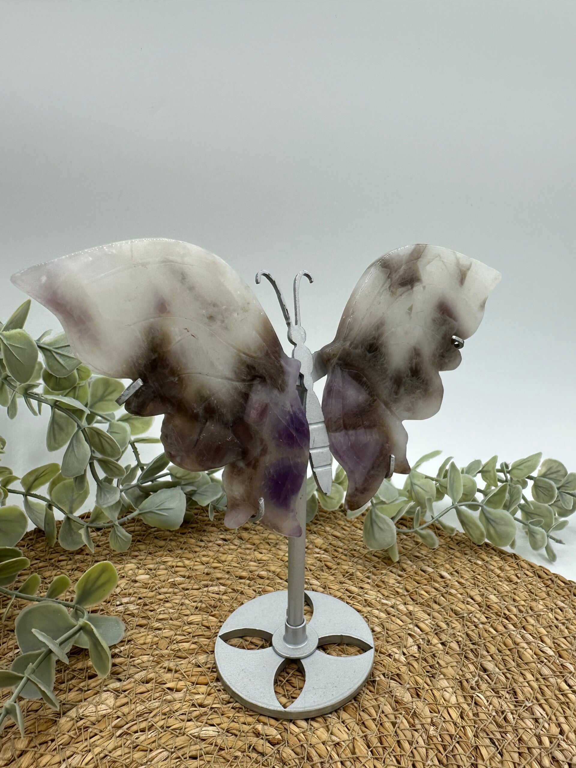 Papillon décoratif – Ailes en Améthyste Rêve