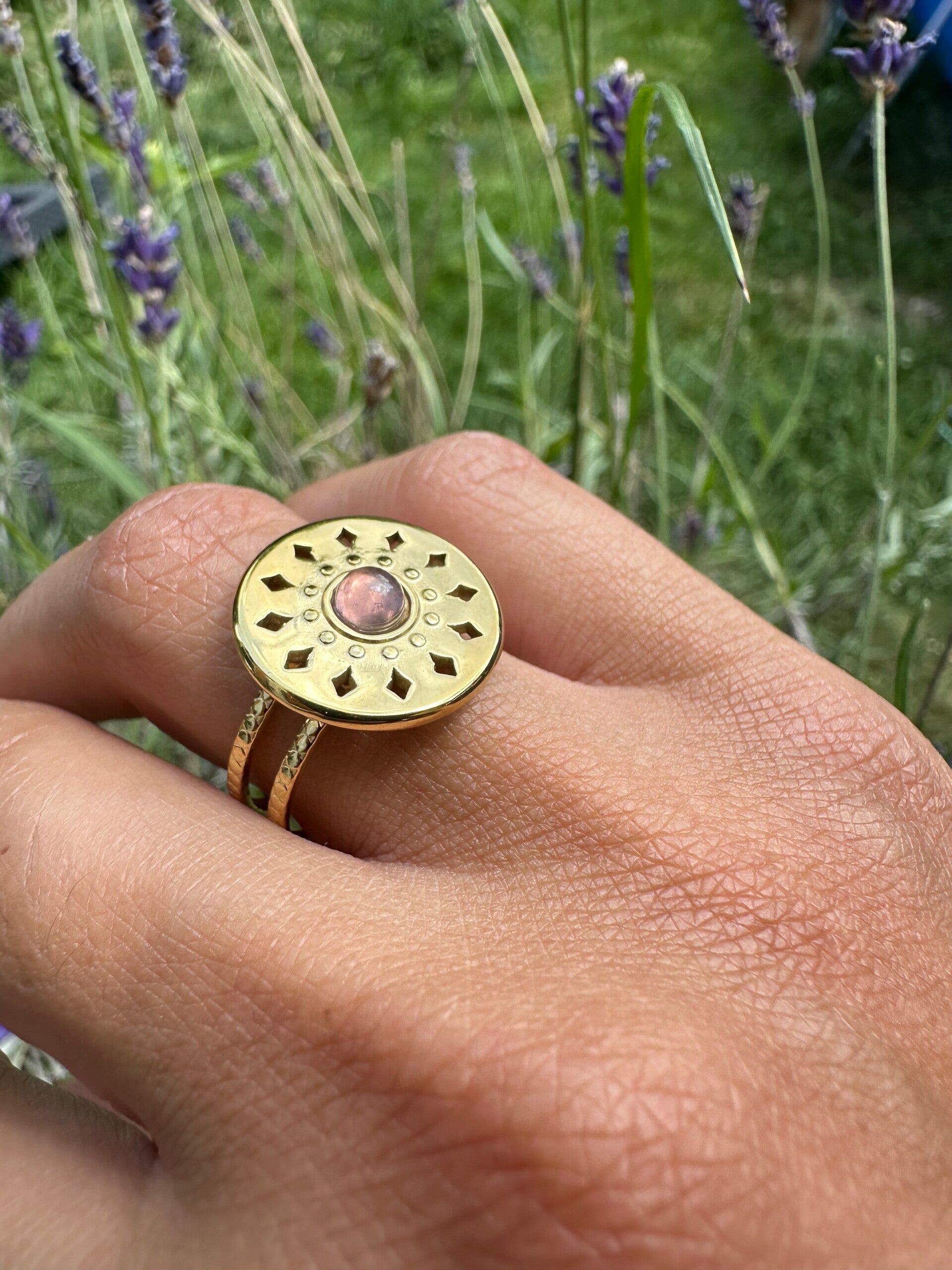 Bague en Améthyste naturelle