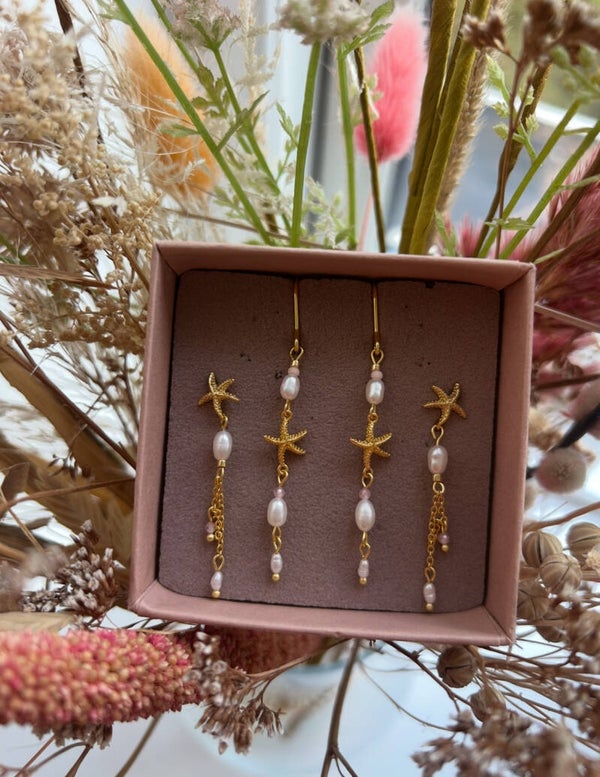 Sea star sæt (2 par øreringe)