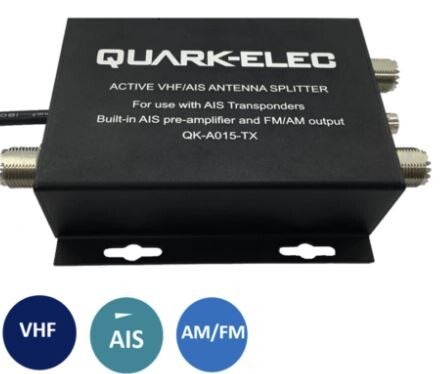 Splitter d'antenne amplifié VHF / AIS : Réf.  NS-QK-A015