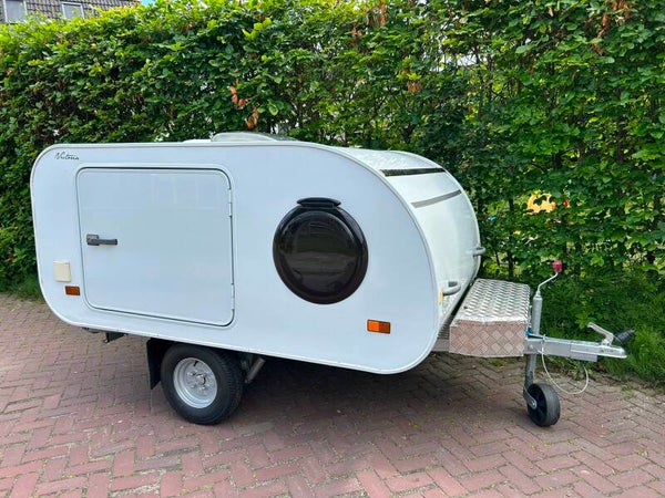 Nette mini / teardrop / micro caravan, 225 kg! Uniek !