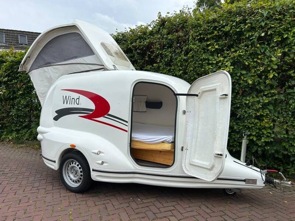 unieke 'the Wind' mini / teardrop caravan, 450 kg