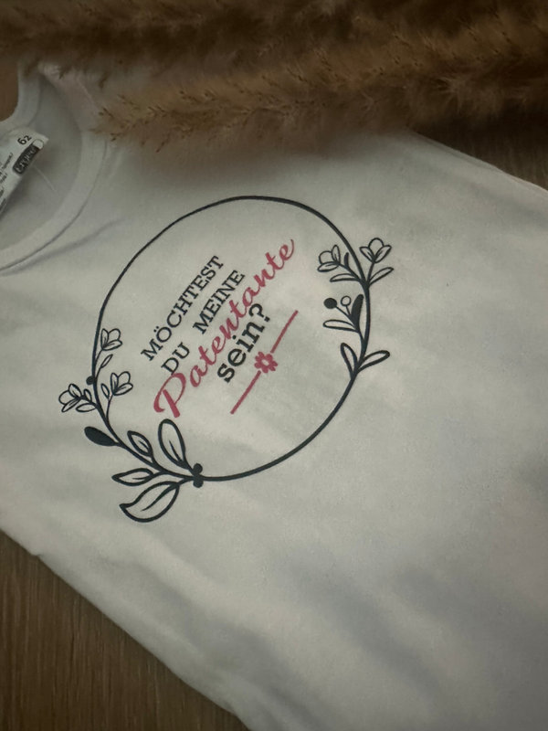 Personalisierter Babybody – Frage an Patentante, Patenonkel, Oma, Opa oder werdenden Papa