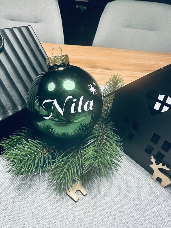 Personalisierte Weihnachtskugeln – Einzigartig wie du! ✨