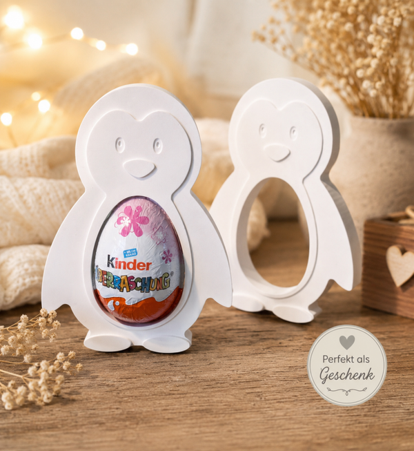 2er SET -Pinguin-Halter „Winterzauber“ – die süßeste Geschenkidee für die kalte Jahreszeit! 🐧