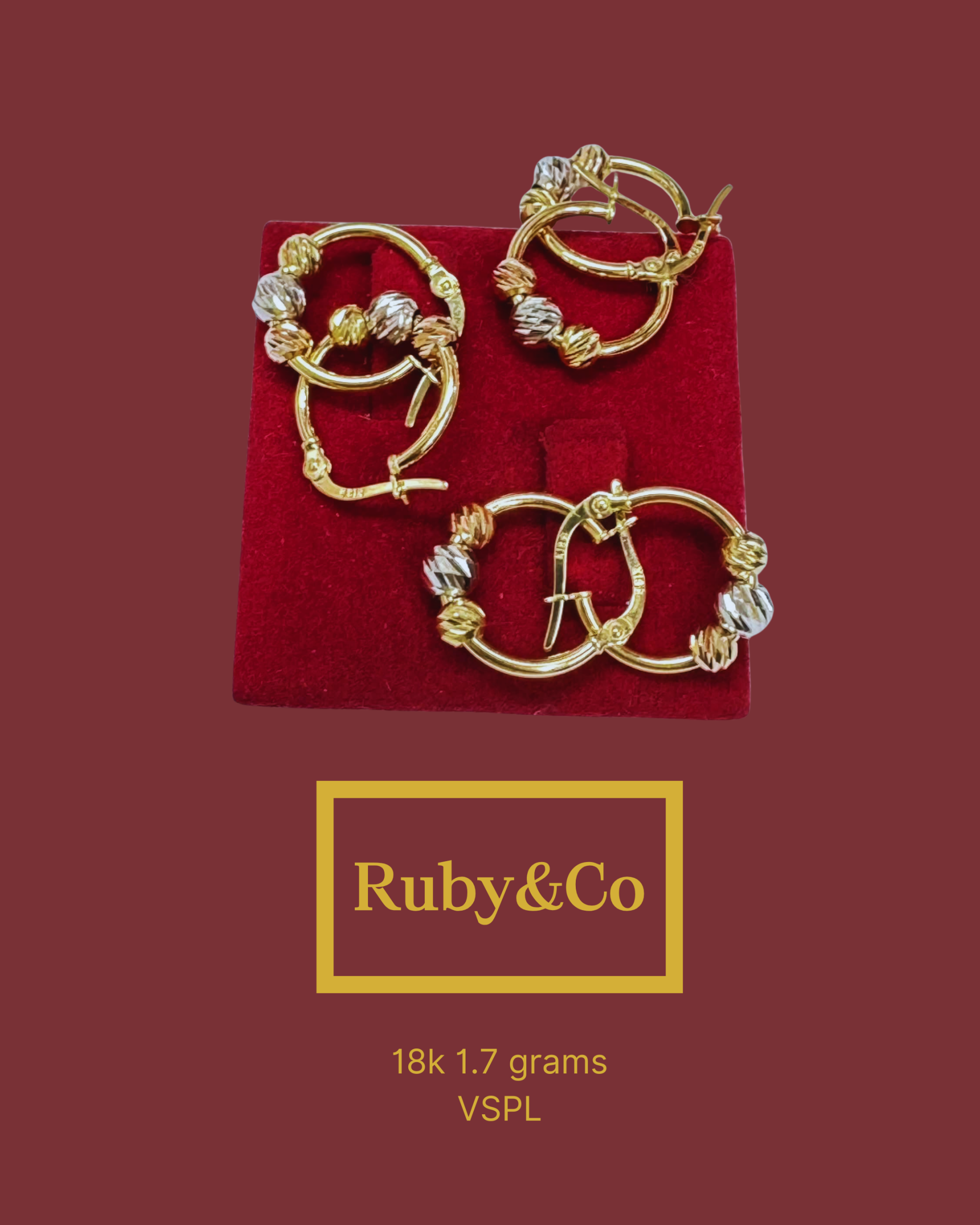 18k VSPL Gold Earrings