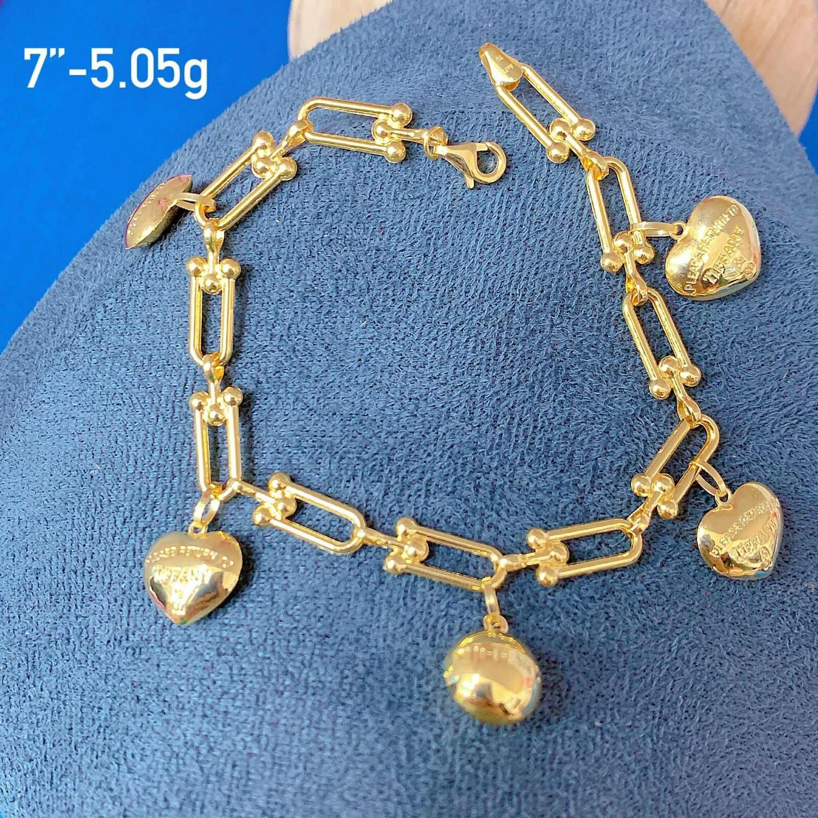 18K Saudi Gold Bracelet 4