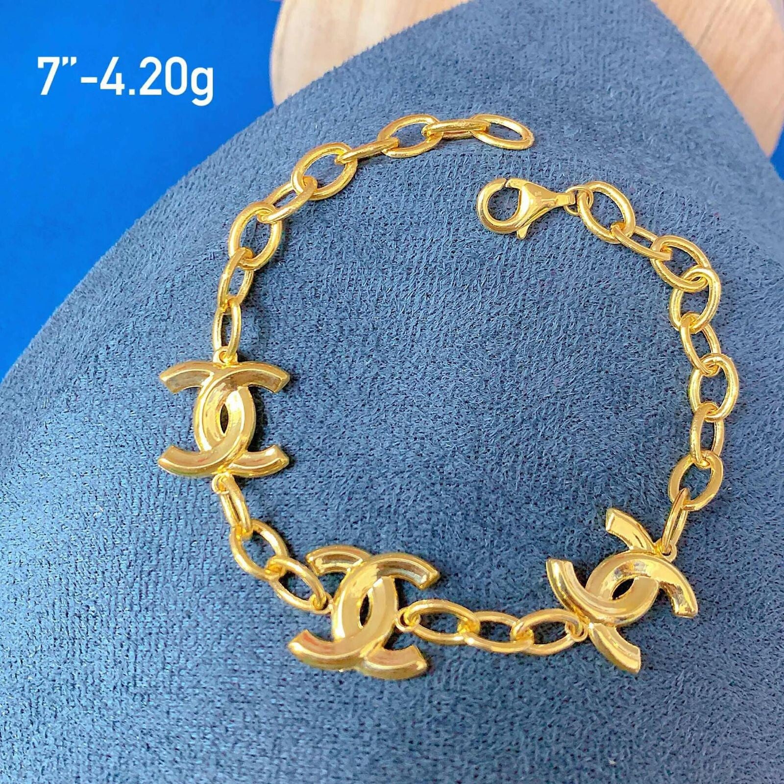 18K Saudi Gold Bracelet 6