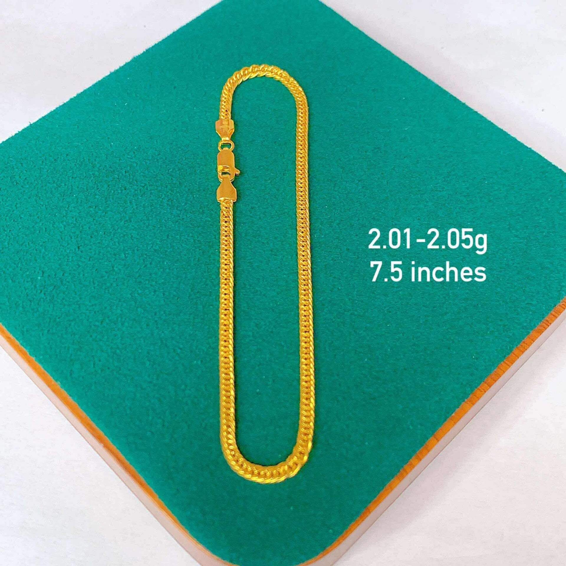 18K Saudi Gold Bracelet